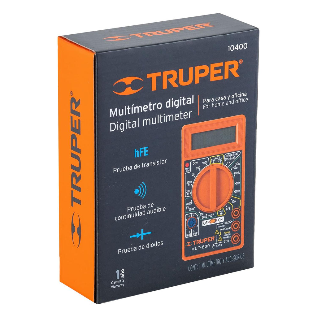 Multímetro Digital Casero Truper