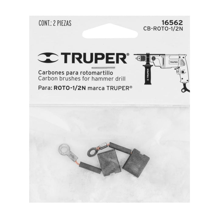 Carbones para rotomartillo ROTO-1/2N Truper - Mundo Tool 