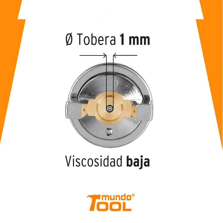 Pistola para pintar de Gravedad De Retoque Serie 40 Truper - Mundo Tool 