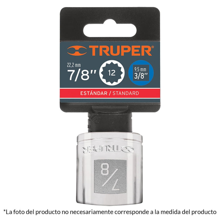 Dado de 1/12" cuadro 3/8" Truper - Mundo Tool 