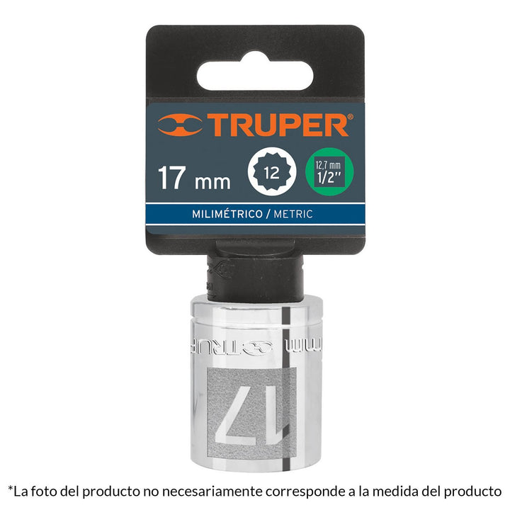 Dado de 9mm cuadro 1/2" de Truper - Mundo Tool 