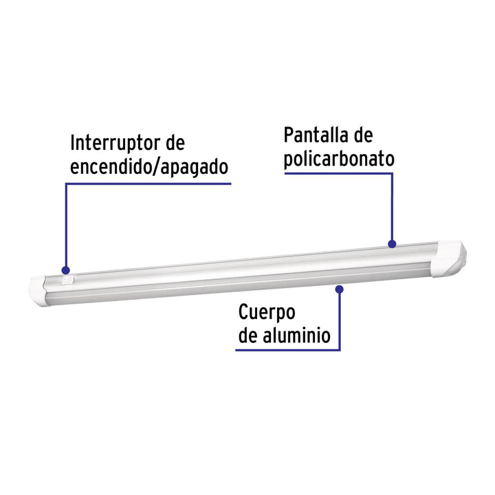 Luminario Para Gabinete 6 W 6500k Led Volteck - Mundo Tool 