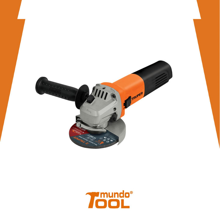 ESMERILADORA ANGULAR 4-1/2", PROFESIONAL, 900 W Truper - Mundo Tool 