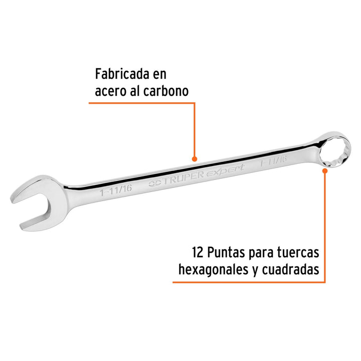 Llave Combinada Extralarga 1-11/16 X 550 Mm - Mundo Tool 