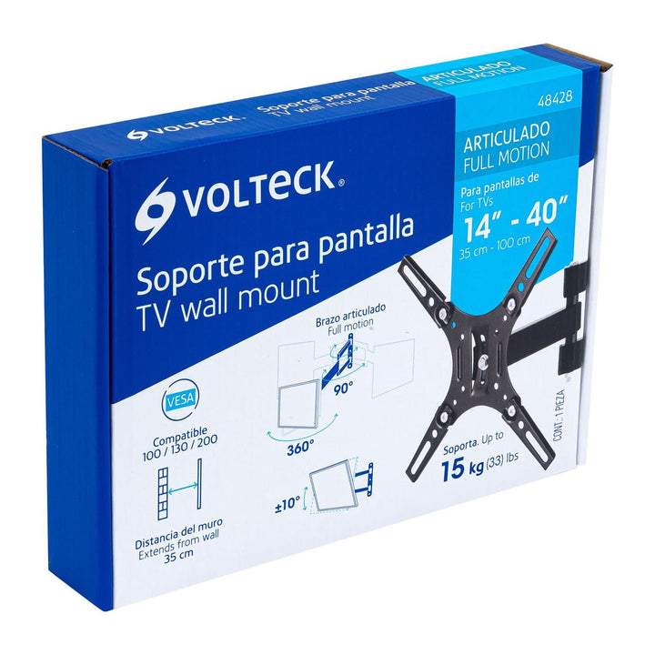 Soporte con brazo articulado para pantallas de 14"- 40" - Mundo Tool 
