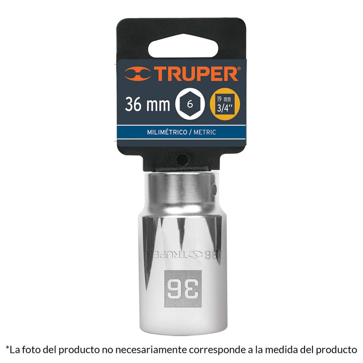 Dado de 25mm cuadro 3/4" Truper - Mundo Tool 