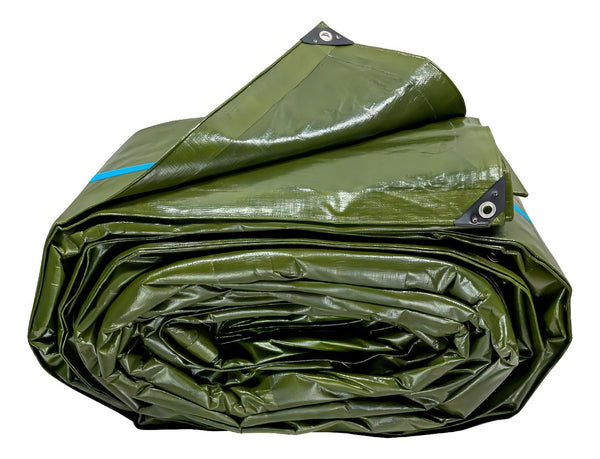 Lona Uso Rudo, Verde Olivo, 12 X 17 M, Proteccion Uv Truper - Mundo Tool 