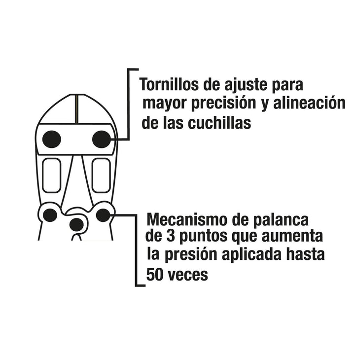 Cortapernos 30", mango tubular, PRETUL - Mundo Tool 