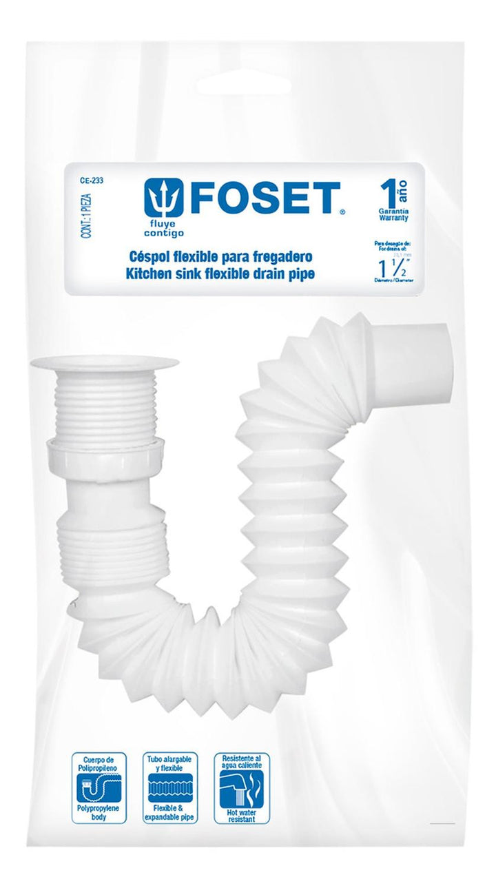 Céspol Polipropileno Flexible Tipo 'p' P/freg Foset - Mundo Tool 