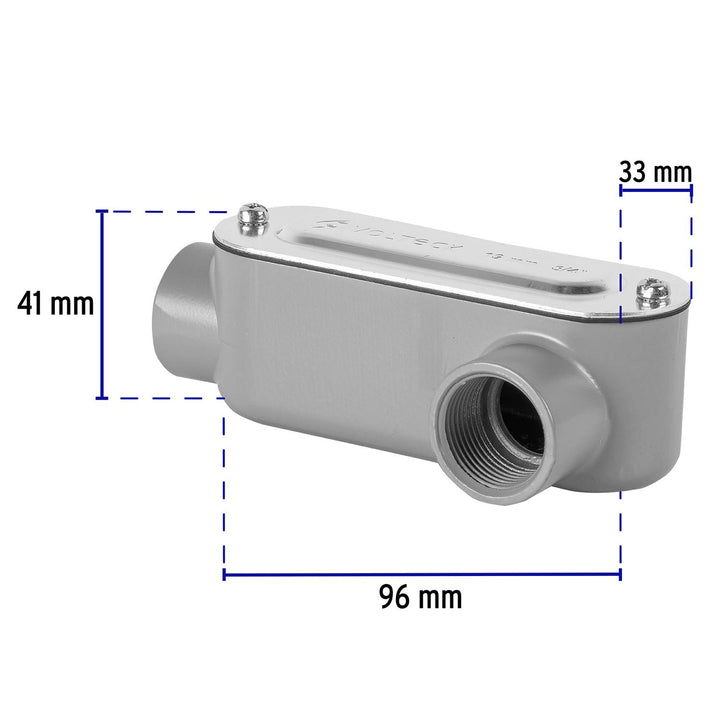 Condulet 3/4' Conexión Tipo Ll Volteck - Mundo Tool 