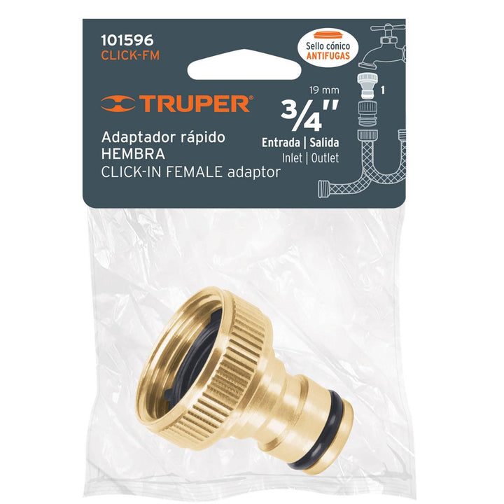 Conector hembra de latón de cambio rápido - Mundo Tool 
