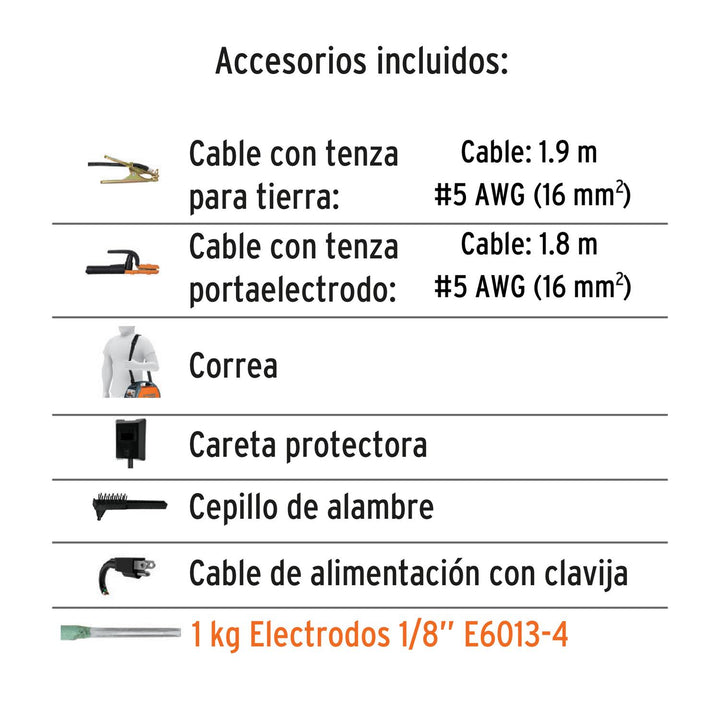 Mini soldadora inversora 100 A, 127 V, Truper - Mundo Tool 