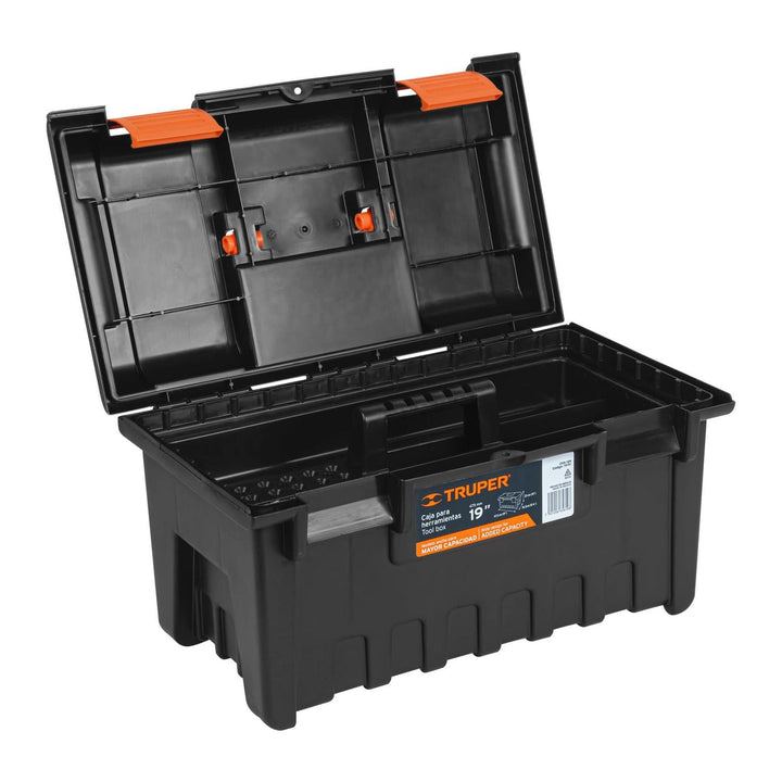 Caja para herramienta de 19" sin compartimentos, Truper - Mundo Tool 