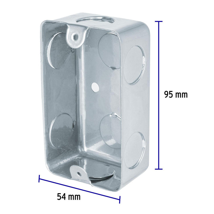 Caja Chalupa De Acero 2x4' Económica 16pzas Volteck - Mundo Tool 