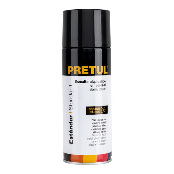 Pretul PA-NM-P, Pintura en aerosol, negro mate - Mundo Tool 