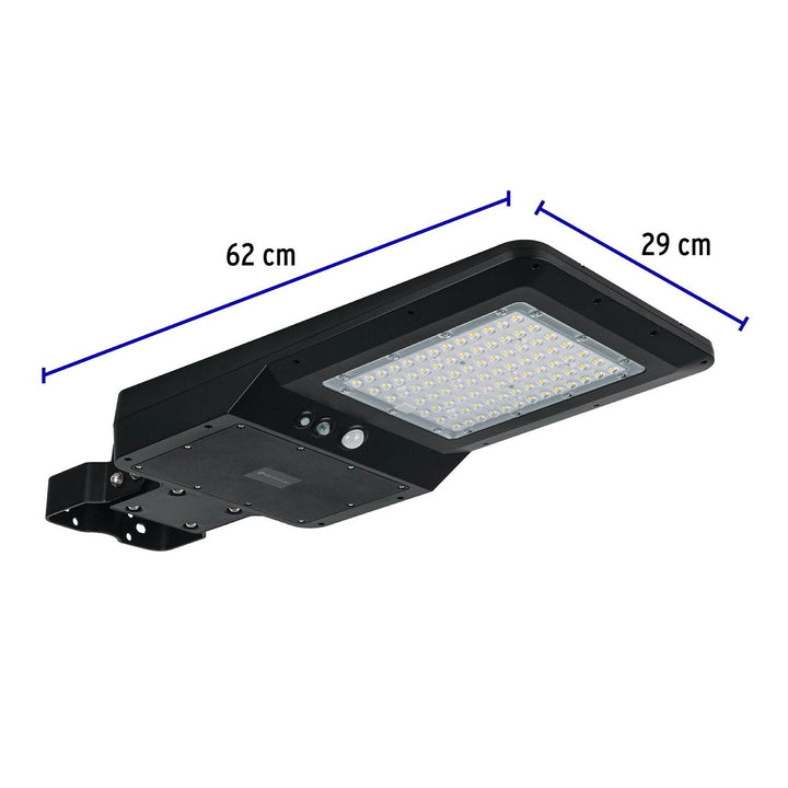 Luminario suburbano LED 40 W c/panel solar y control remoto - Mundo Tool 