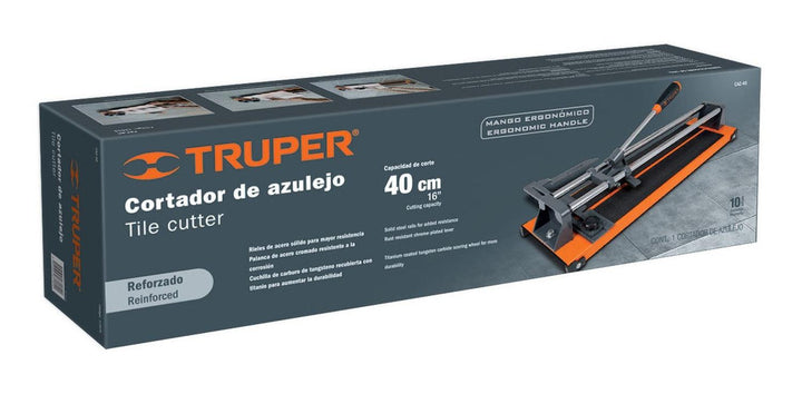 Cortador de azulejo de 16" (40 cm), Truper - Mundo Tool 