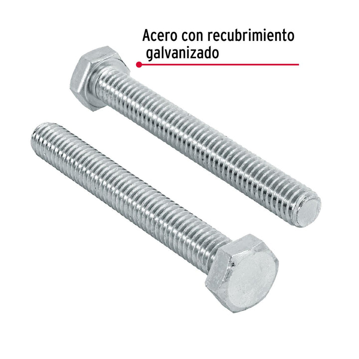 Tornillo Acero Galvanizado 5/16x2 1/2'60 Pzas Fiero - Mundo Tool 