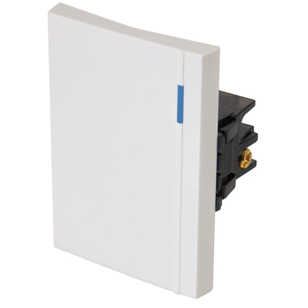 Volteck APSE3-EB, Interruptor sencillo 3 módulos línea Española color blanco - Mundo Tool 