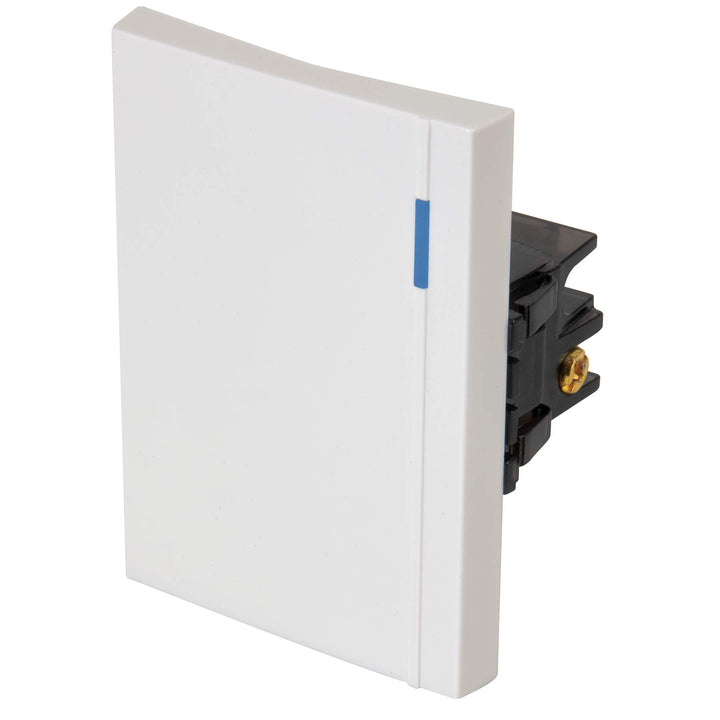 Volteck APSE3-EB, Interruptor sencillo 3 módulos línea Española color blanco - Mundo Tool 