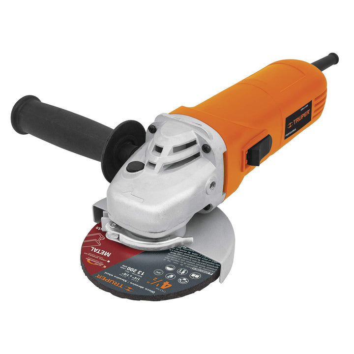 Truper ESMA-4-1/2A3, Esmeriladora angular 4 1/2″, Profesional 800 W - Mundo Tool 