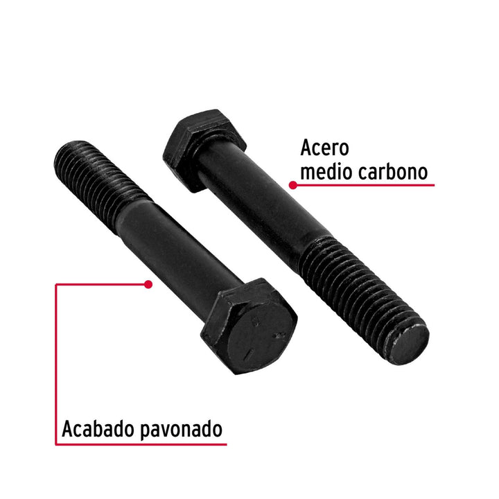 Tornillo Grado 5, 3/8 x 2-1/2', bolsa con 50 piezas Fiero - Mundo Tool 