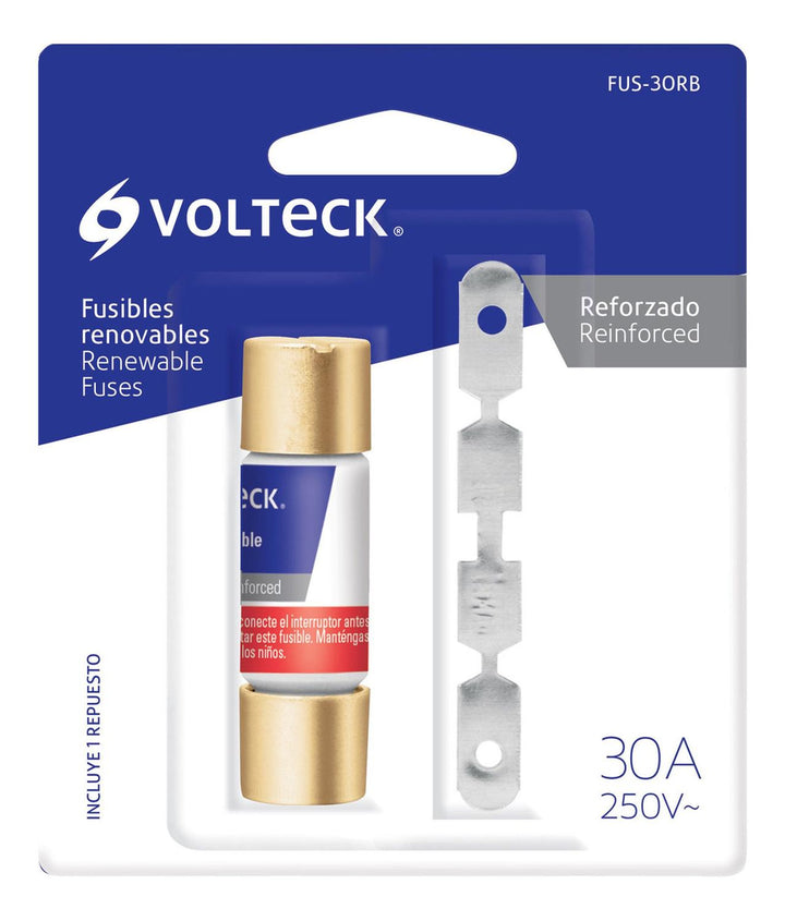 Fusible 30a Reforzado Volteck - Mundo Tool 