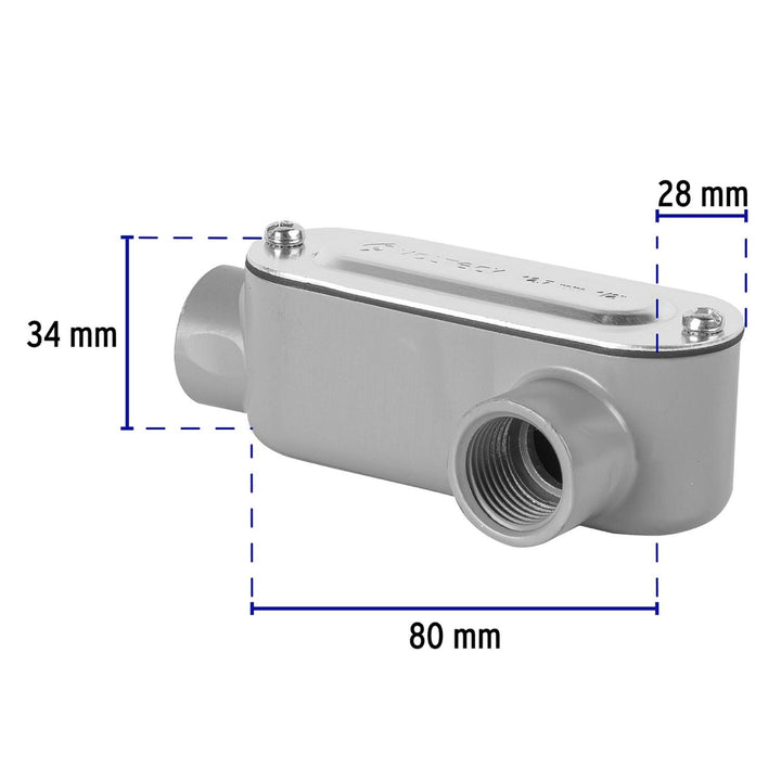 Condulet 1/2' Conexión Tipo Ll Volteck - Mundo Tool 