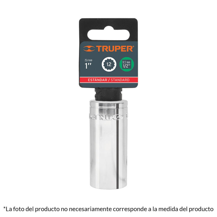 Dado de 11/16" largo cuadro 1/2" Truper - Mundo Tool 