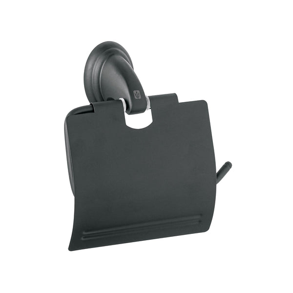 Foset Aqua AQA-82M, Portarrollo metálico Acabado Negro Sistema de Montaje para semiempotrar - Mundo Tool 