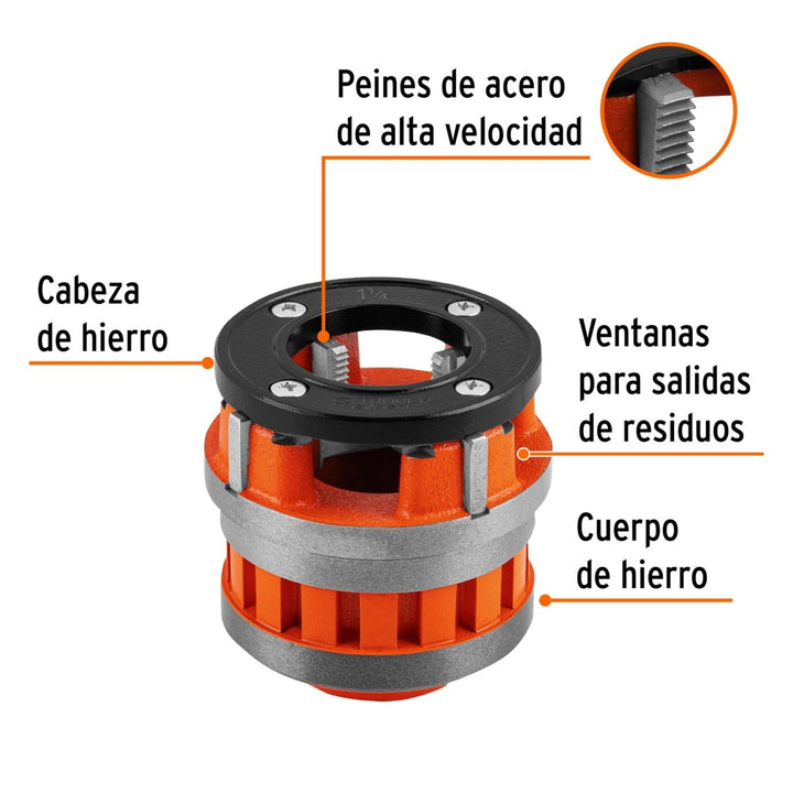 Dado para tarrajas, 1-1/4', Truper Expert Expert - Mundo Tool 