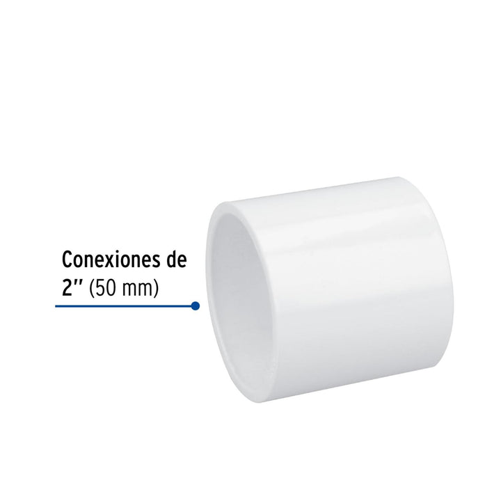 Cople de PVC, 2' Foset - Mundo Tool 