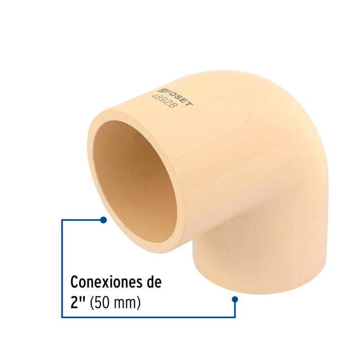 Codo 90° CPVC 2' Foset - Mundo Tool 