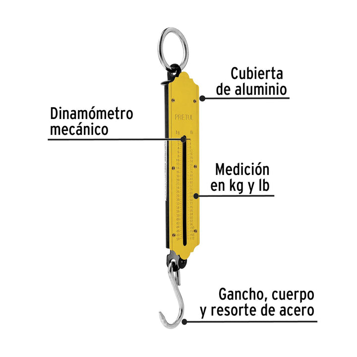 Báscula Romana De Resorte De 50 Kg Pretul - Mundo Tool 