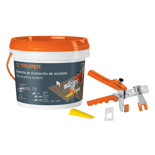 Truper SN-KIT3, Kit de nivelación para azulejos, 3 piezas - Mundo Tool 