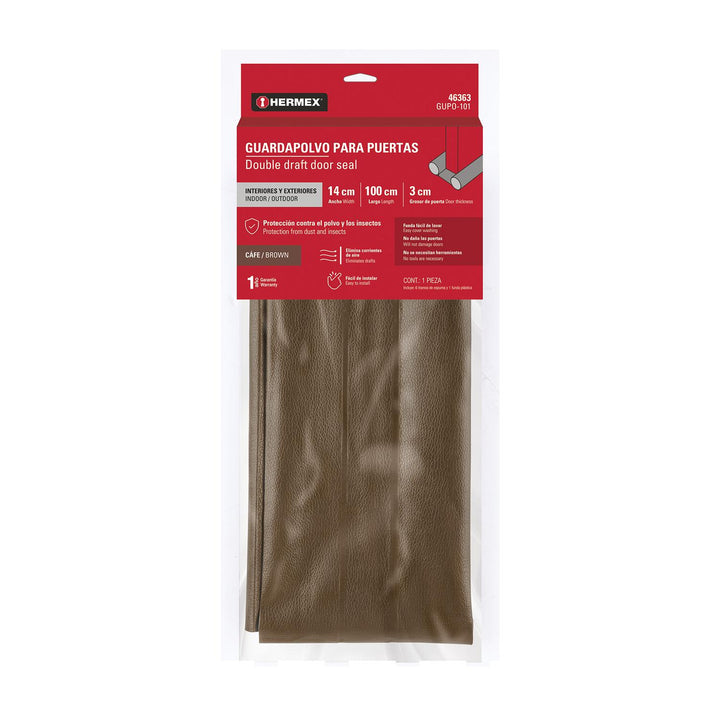 Guardapolvo con funda 100 cm, café, Hermex - Mundo Tool 