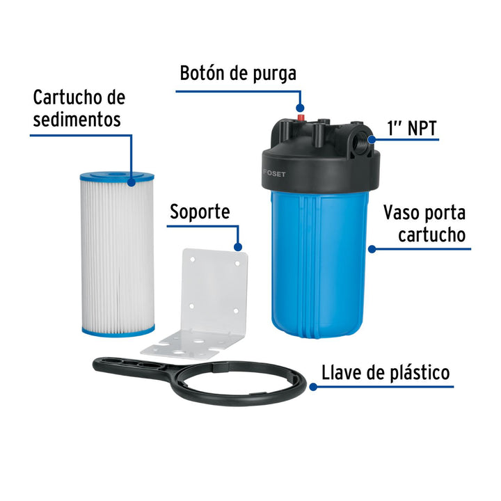 Filtro para agua Jumbo, Foset - Mundo Tool 