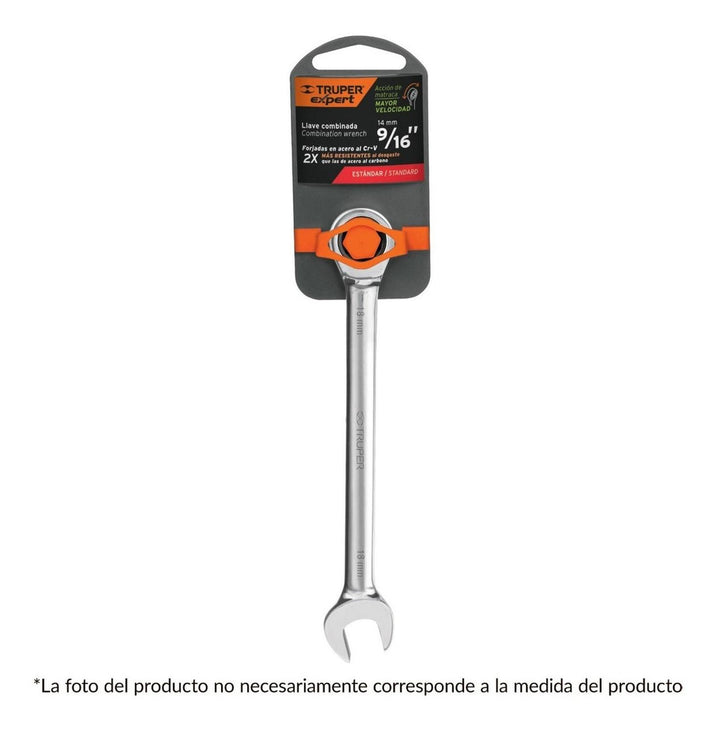 Llave Combinada Con Matraca 3/4' X 248 Mm Truper - Mundo Tool 