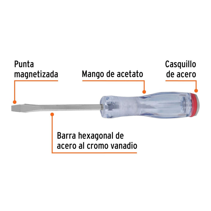 Desarmador de golpe 3/16X3" plano Truper - Mundo Tool 