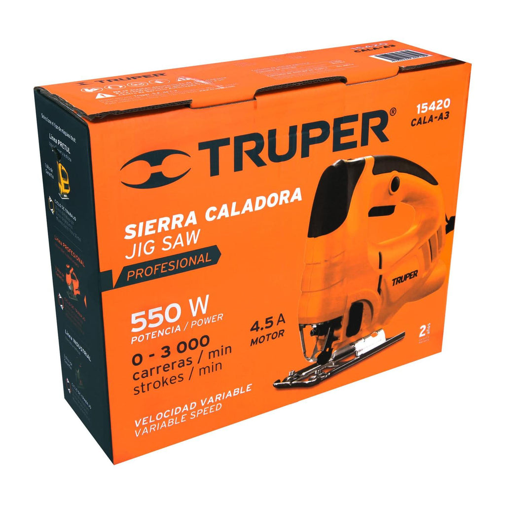 Sierra Caladora Profesional 550 W Truper - Mundo Tool 