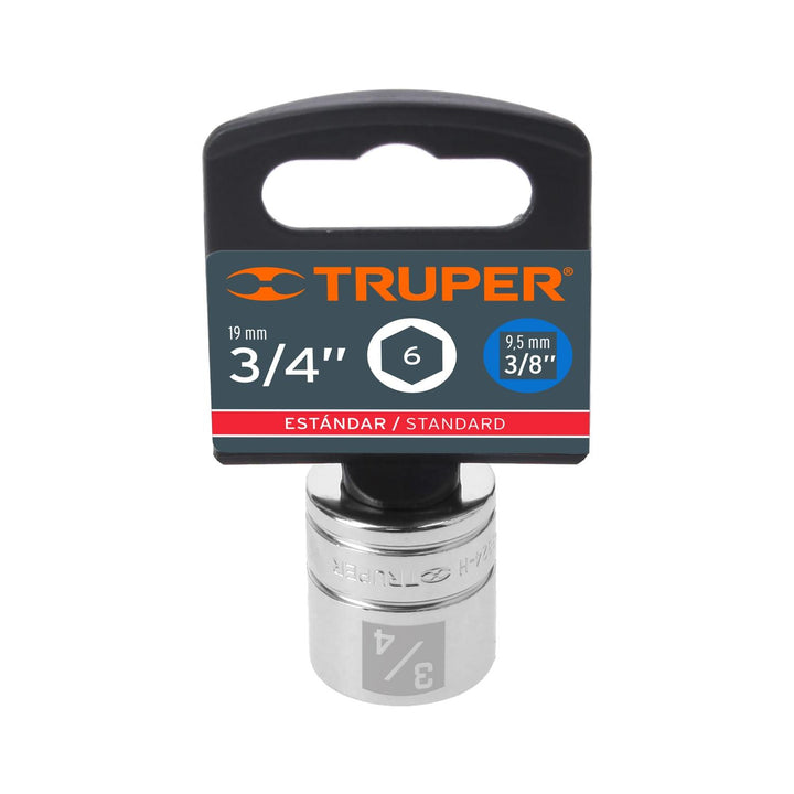 Dado de 3/4" cuadro 3/8" Truper - Mundo Tool 