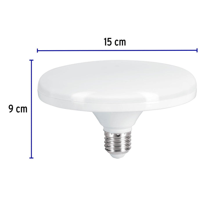 Lámpara de LED tipo OVNI 18W, luz cálida - Mundo Tool 