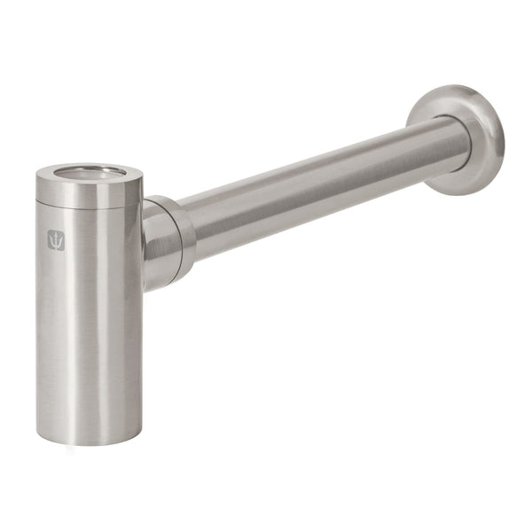 Foset CE-212N, Céspol de bote p/lavabo minimalista s/contra, satín, 1-1/4″ - Mundo Tool 