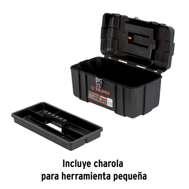 Caja para herramienta de 17" industrial, broches metálicos - Mundo Tool 