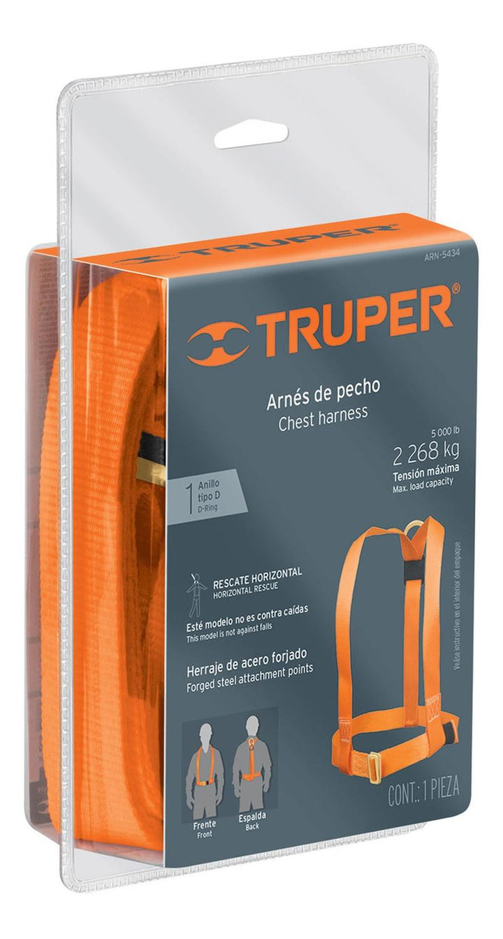 Arnés De Pecho 1 Anillo Truper - Mundo Tool 