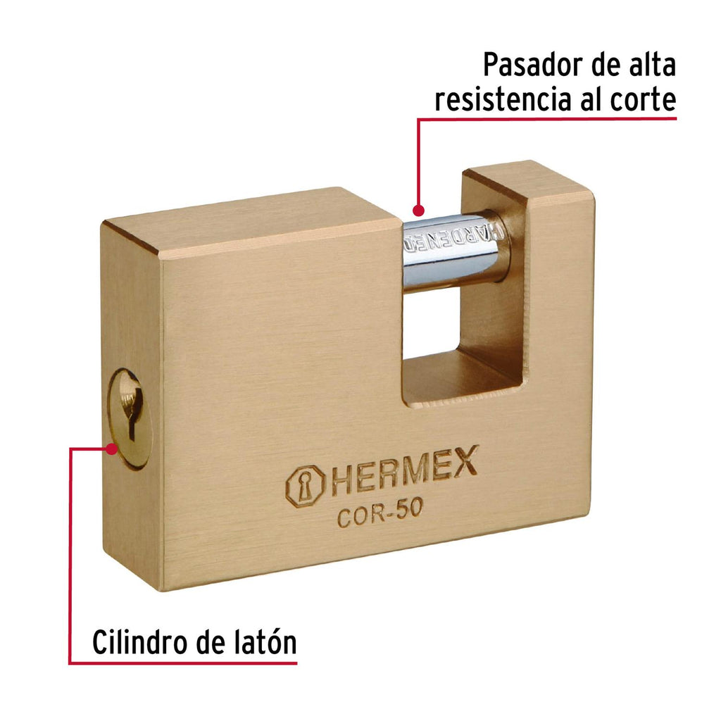 Candado Antipalanca 50mm Hermex - Mundo Tool 