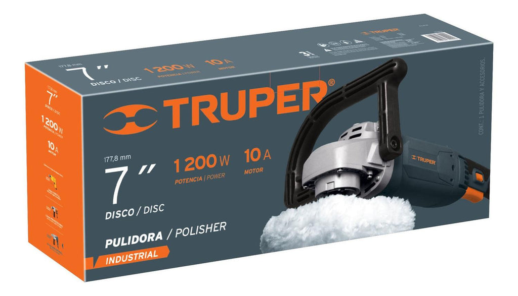 Pulidora Industrial 7 1200 W Truper - Mundo Tool 
