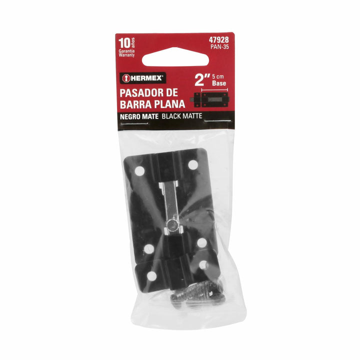 Pasador de barra plana 2", negro, Hermex - Mundo Tool 