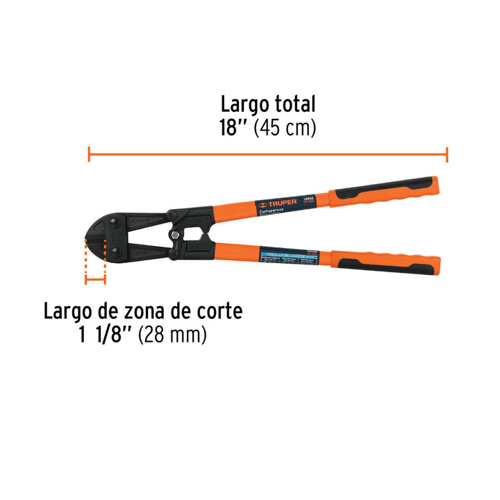 Cortaperno 18' Cuchilla En Acero Al Silicio Truper - Mundo Tool 