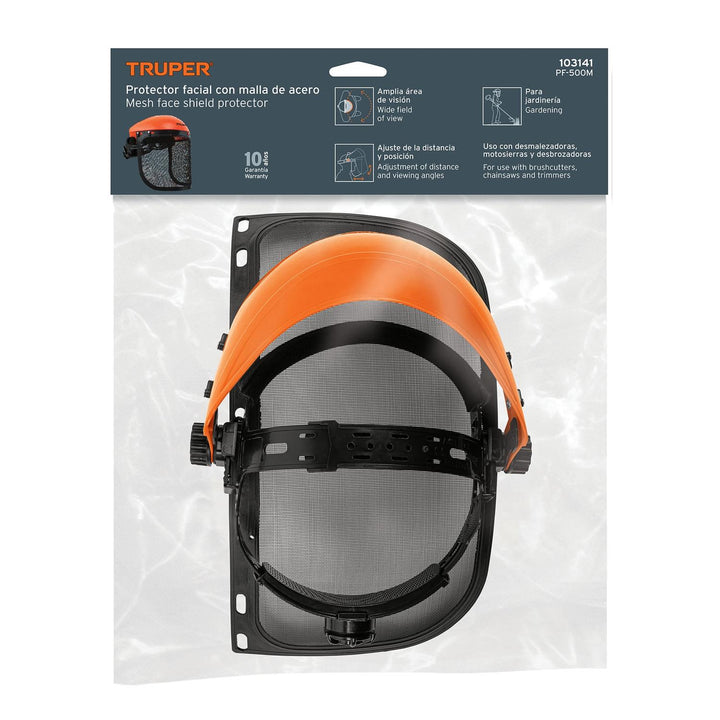 Protector facial de malla, Truper - Mundo Tool 